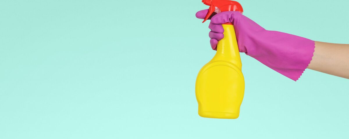 Image of someone doing a spring clean